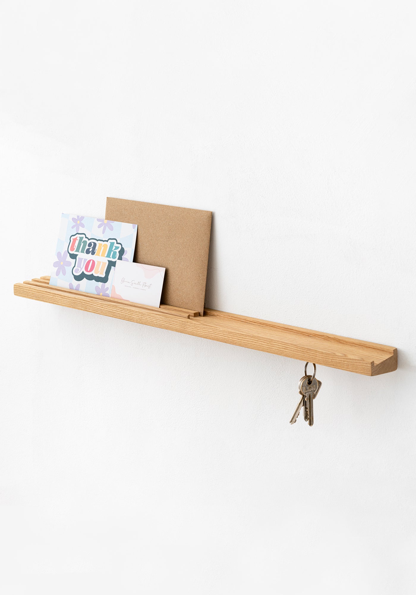 Entryway Shelf with Letter Rack and Key Holder – Utology Designs
