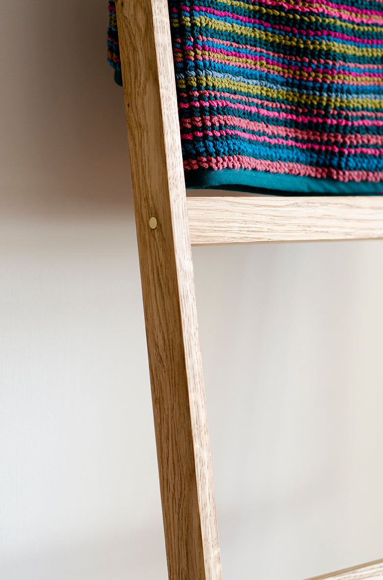 Oak Towel Ladder