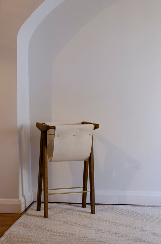 Magazine Stand - Fumed Oak