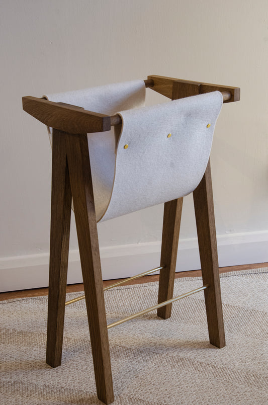 Magazine Stand - Fumed Oak