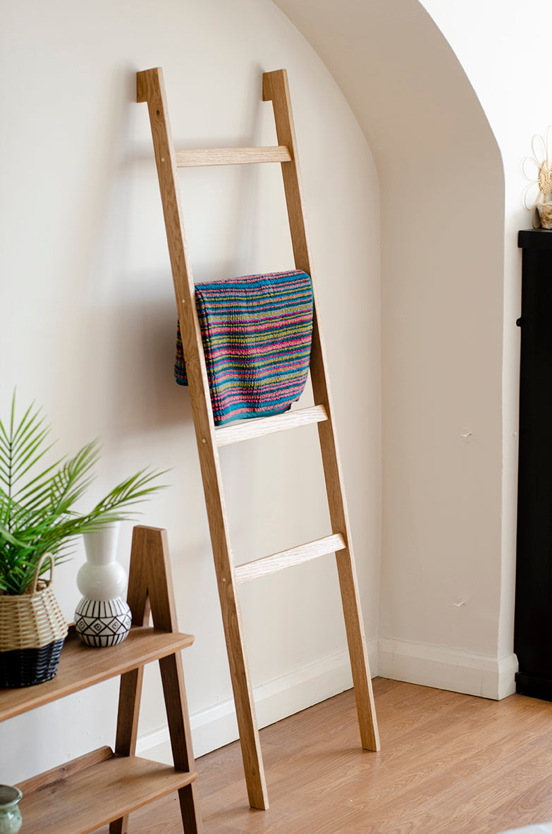 Oak Towel Ladder